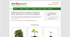 Desktop Screenshot of charityexpert.net